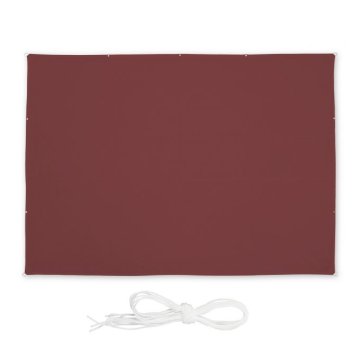 UNBRANDED Sun sail pravokotno bordo