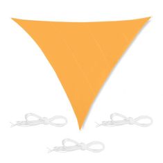UNBRANDED Sončno jadro trikotno rumeno 
