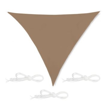 UNBRANDED Sun sail trikotna kavno rjava