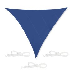 UNBRANDED Sončno jadro trikotno temno modro 