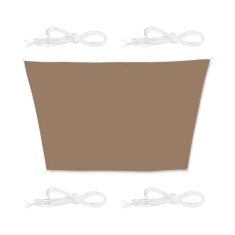 UNBRANDED Sun sail trapezoidna kavno rjava 