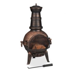 UNBRANDED Zunanji kamin bronaste barve 