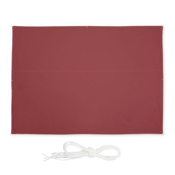UNBRANDED Sun sail pravokotno bordo