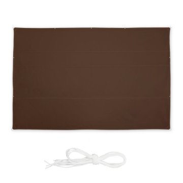 UNBRANDED Sončno jadro pravokotno rjavo