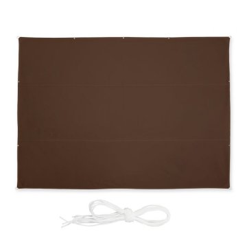 UNBRANDED Sončno jadro pravokotno rjavo