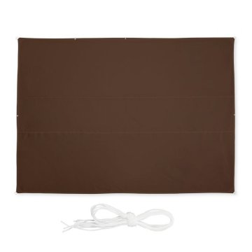UNBRANDED Sončno jadro pravokotno rjavo