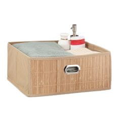 UNBRANDED Košara za shranjevanje Bamboo Flat 