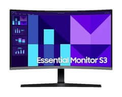 Samsung S39GD S3 monitor, 68,5 cm, ukrivljen, FHD, VA (LS27D390GAUXEN)