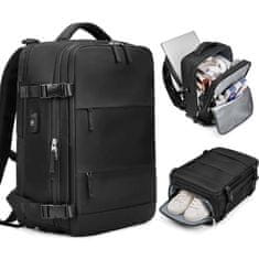 MG Travel potovalni nahrbtnik 45×32 cm, črn