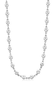 S'Agapõ Debela jeklena ogrlica z deteljico SHK81