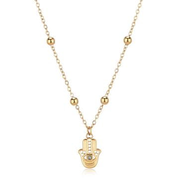 S'Agapõ Luksuzna ogrlica s hamso - roka čarovnice Fatime SWH08