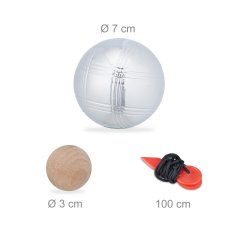 UNBRANDED 3 balinarske žoge v kompletu 