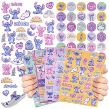 Disney Disney LILO STITCH nalepke za otroke 500 kosov, velika knjižica nalepk KOMPLET, pisane nalepke