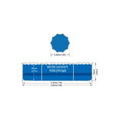 avenli Avenli montažni bazen 300x76 cm s črpalko