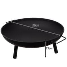 Kaminer prenosno vrtno kurišče, 58 cm (25379)