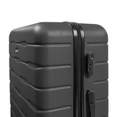 Aga Travel Potovalni kovček 77x48x30 cm MR4668 Temno siv