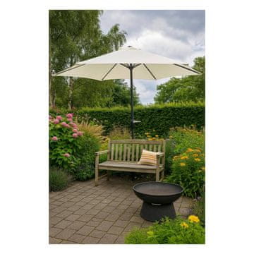 Denis Aluminijasti senčnik 270 cm bež barve