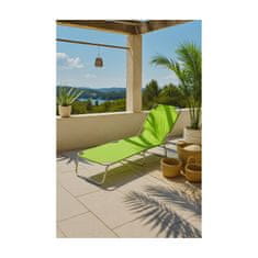 Denis Zložljiv ležalnik za sončenje, zelen, 188x55x24cm