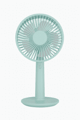 MULIN SRLS 2v1 Polnilni Ventilator 13cm - Turkizno Moder