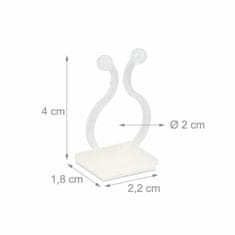 UNBRANDED Samolepilne sponke za rastline v kompletu 240 kos 