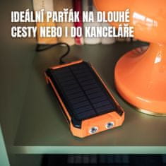 BOT Solar power bank SP5 1 panel 20000mAh s kabli zelena