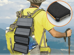 BOT Solarna banka SP6 4 paneli 25000 mAh črna