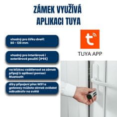 BOT Pametna ključavnica Tuya L2 srebrna podaljšana dolžina