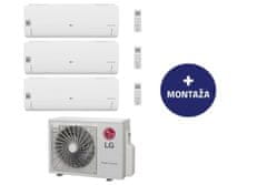 LG Special EC MU3R21.U23 + 3x S12EC (3x 3,5kW) trojna klimatska naprava, z montažo
