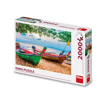 Dino Ribiški čoln Puzzle 2000 kosov
