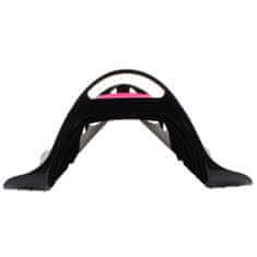 Merco Neon Grip plastične sani črno-rožnata različica 27611