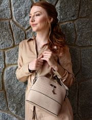 Vuch Ženska torba za čez ramo Cara Bež