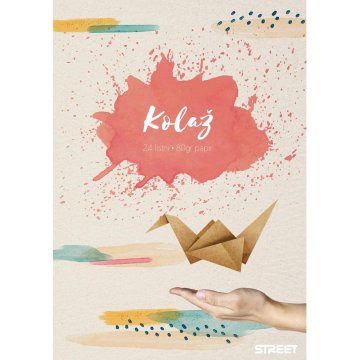 VSE ZA ŠOLO Papir kolaž a4 1/24 creative