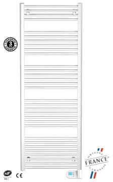 Airelec Električni kopalniški radiator – sušilnik brisač Intuis NAO 2, 1 000 W, 60 cm, bel