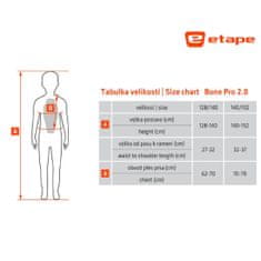 Bone PRO 2.0 otroški ščitnik hrbtenice črno-rumene barve velikost 140-152