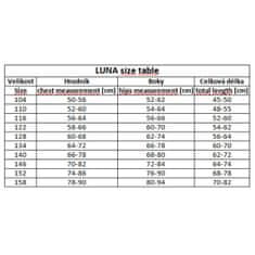 Luna dekliške kopalke vijolična oblačila velikost 158
