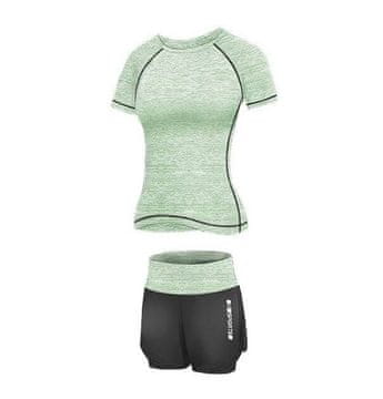 Merco Runner Short 2W fitnes komplet zelena oblačila velikost XXL