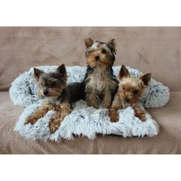 Merco Pasja postelja Petsofa svetlo siva velikost XS