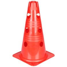 Merco Vario stožec z luknjami rdeč 30 cm pakiranje 1 kos
