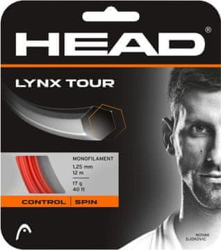 LYNX Tour teniška pletenica 12 m oranžna premer 1,30