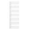 Moderni kopalniški radiator Neptun | Bel | 532 W | 1400 x 500mm