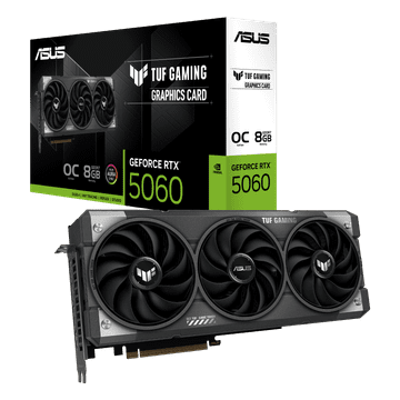 ASUS TUF Gaming GeForce RTX 5060 8GB GDDR7 OC grafična kartica (90YV0N00-M0NA00)