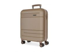 Joummabags Potovalni kovček ABS Movom Galaxy Champagne, 55x40x20cm, 37L, 5989163 (majhen)