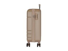 Joummabags Potovalni kovček ABS Movom Galaxy Champagne, 55x40x20cm, 37L, 5989163 (majhen)