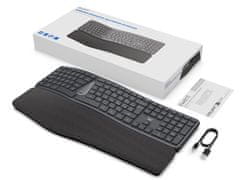 Ewent Ergonomska tipkovnica EW3289 Wireless Multi-Connect, SLO