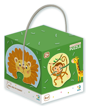 DoDo Puzzle Safari 6v1 (2,3,4 kosi)