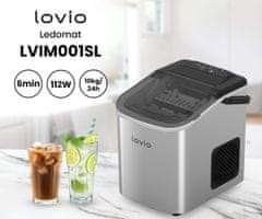 Manta Lovio ledomat, 10kg/24ur, 1.1L, nerjaveče jeklo (LVIM001SL)