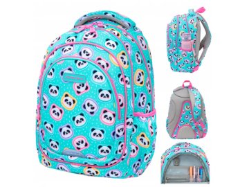 Astra Šolski nahrbtnik za prvi razred AstraBAG MINTY PANDAS, AB330, 502025010