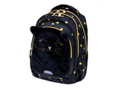 Astra Šolski nahrbtnik za prvi razred AstraBAG FLUFFY KITTY BLACK, AB330, 502025021