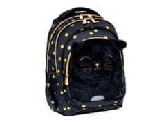 Astra Šolski nahrbtnik za prvi razred AstraBAG FLUFFY KITTY BLACK, AB330, 502025021