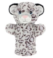 Keel Toys Keeleco plišasta ročna lutka eko 27 cm - Snežni leopard